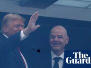 Donald Trump llega en helicóptero para asistir a la final del Mundial con Gianni Infantino Mundial 2026