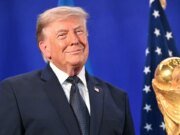 Trump mira la final del Mundial con Melania e Infantino