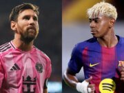 Topps publicará la icónica foto de Messi sosteniendo al bebé Lamine Yamal como tarjeta coleccionable