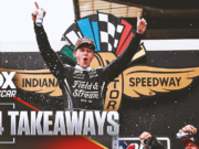 4 conclusiones de la magistral victoria de Corey Haim en Brickyard 400