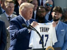 Trump comparó a la estrella de los Dodgers, Shohei Ohtani, con Babe Ruth en la Casa Blanca