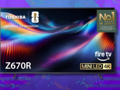 Las mejores ofertas de televisores: obtenga un 30% de descuento en el televisor Toshiba Z670R Mini LED 4K de 65 pulgadas