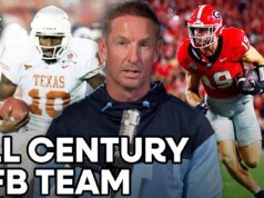 Equipo de fútbol americano universitario de todo el siglo: ¿Vince Young o Tim Tebow en QB? ¿Quién obtiene el visto bueno en WR?